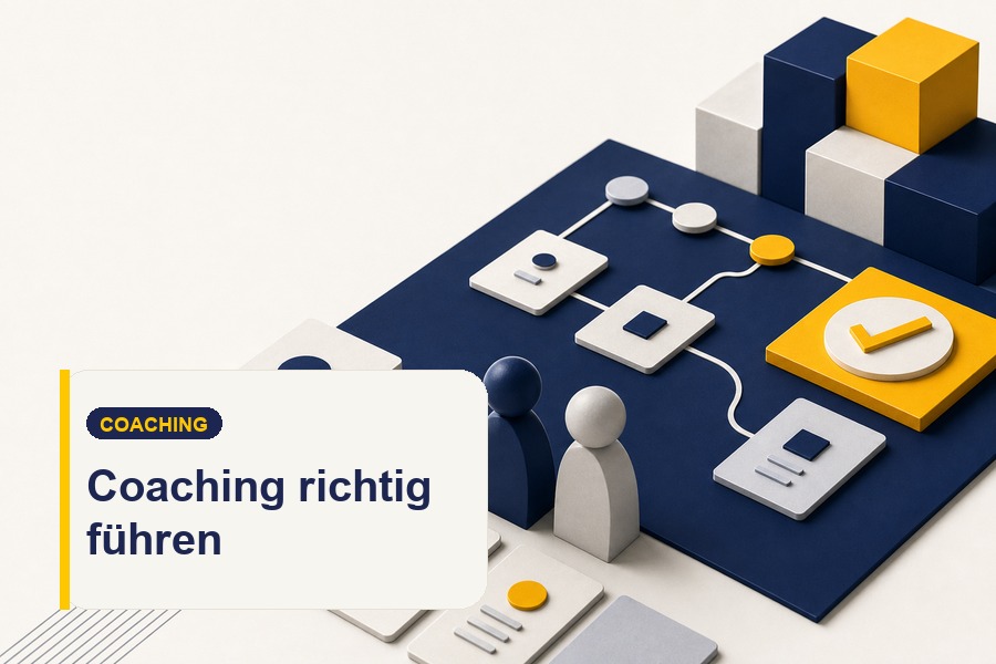 Titelbild zum Ratgeber Wie coache ich richtig mit Methoden, Strategie und Transfer als zentrale Coaching-Grundlagen.