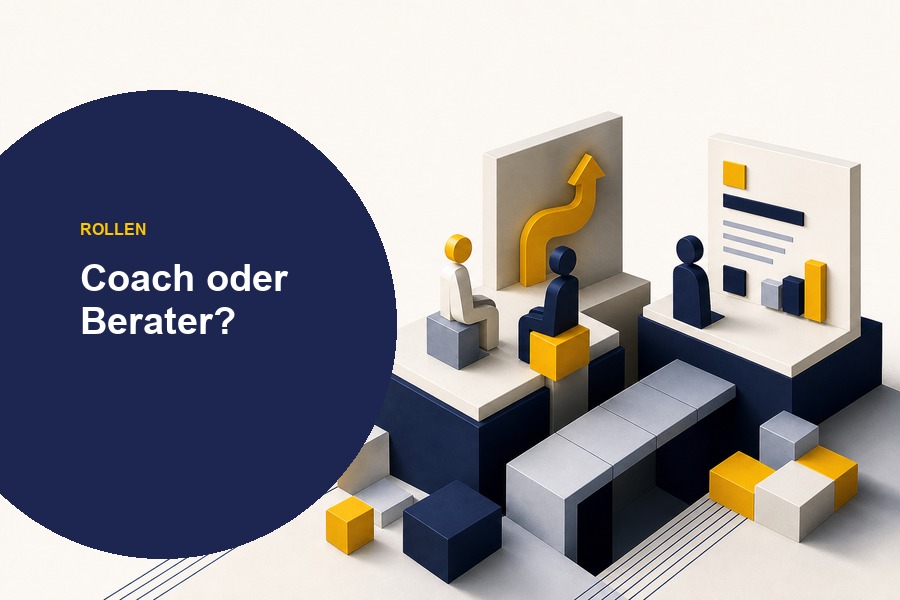 Titelbild mit zwei Strategiepfaden für Positionierungscoach und Positionierungsberater.