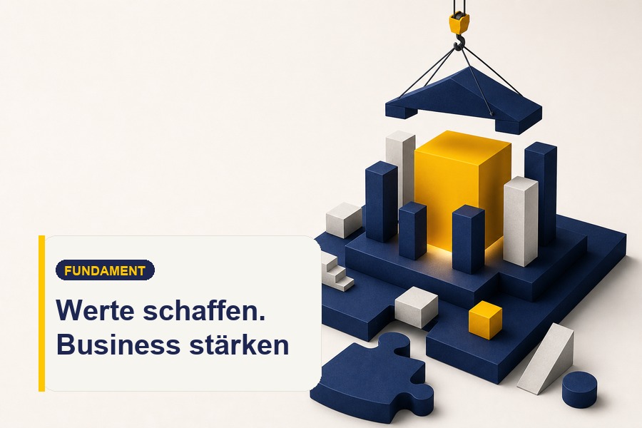 Titelbild zum Ratgeber Werte schaffen mit Fokus auf Business, Entscheidungen und Vertrauen.